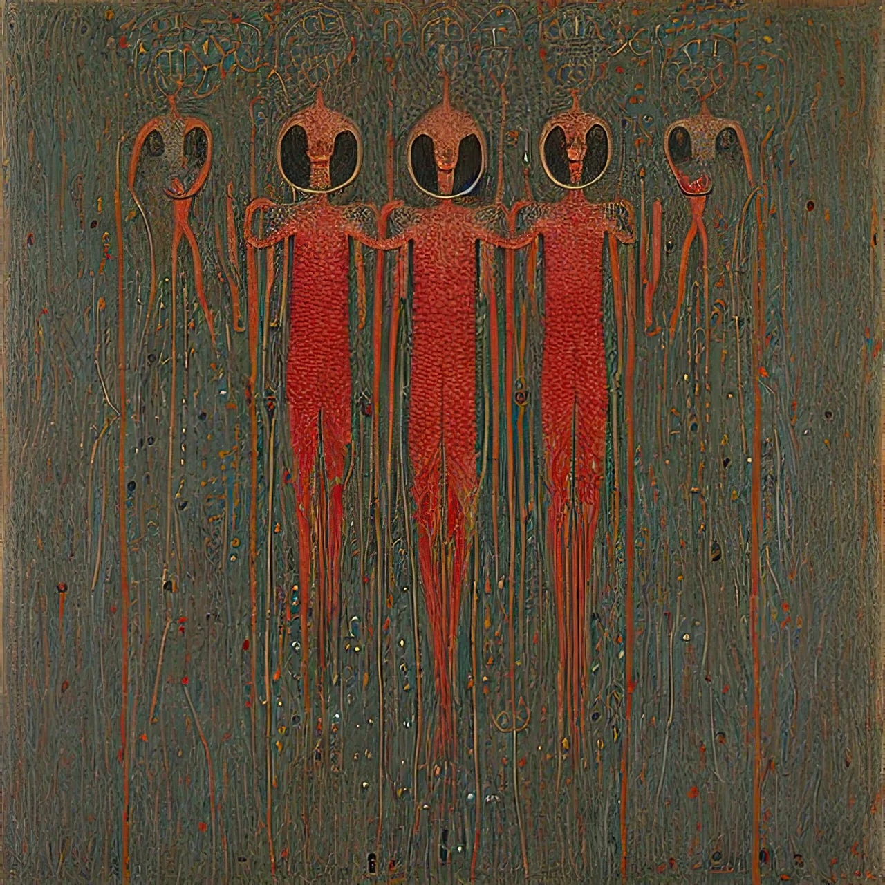 MORTE (2023), AI art, glitch prints