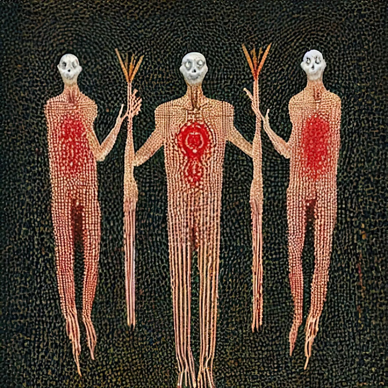 MORTE (2023), AI art, glitch prints