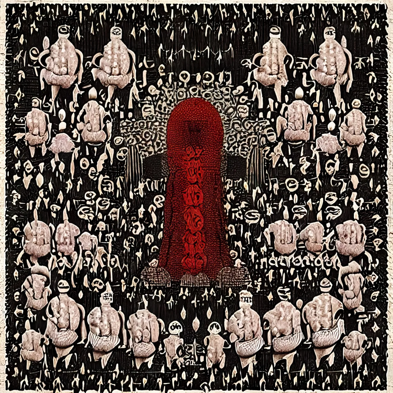 MORTE (2023), AI art, glitch prints
